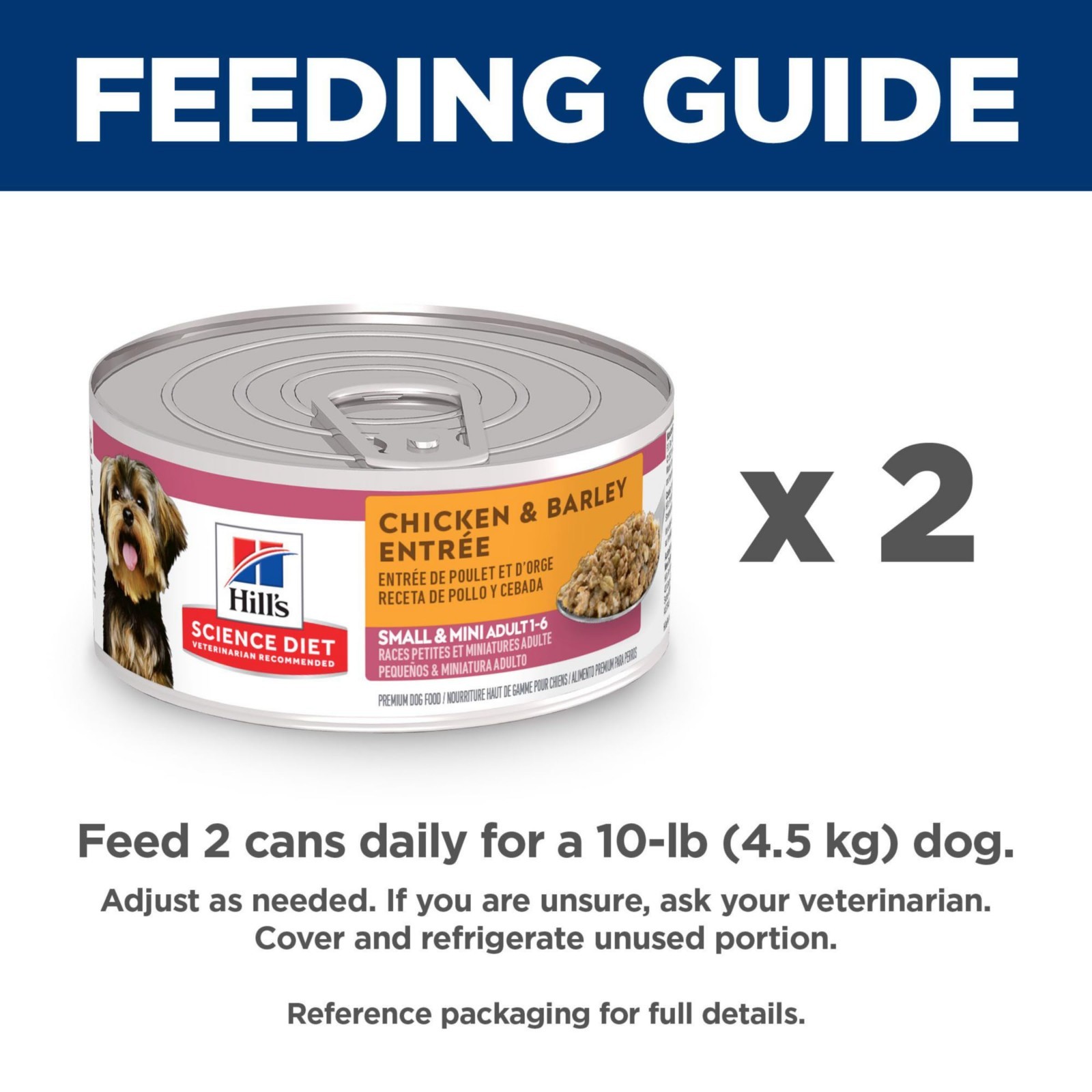 Hill’s Science Diet Small & Mini, Senior Adult 7+, Chicken & Barley, (24) 5.8 oz