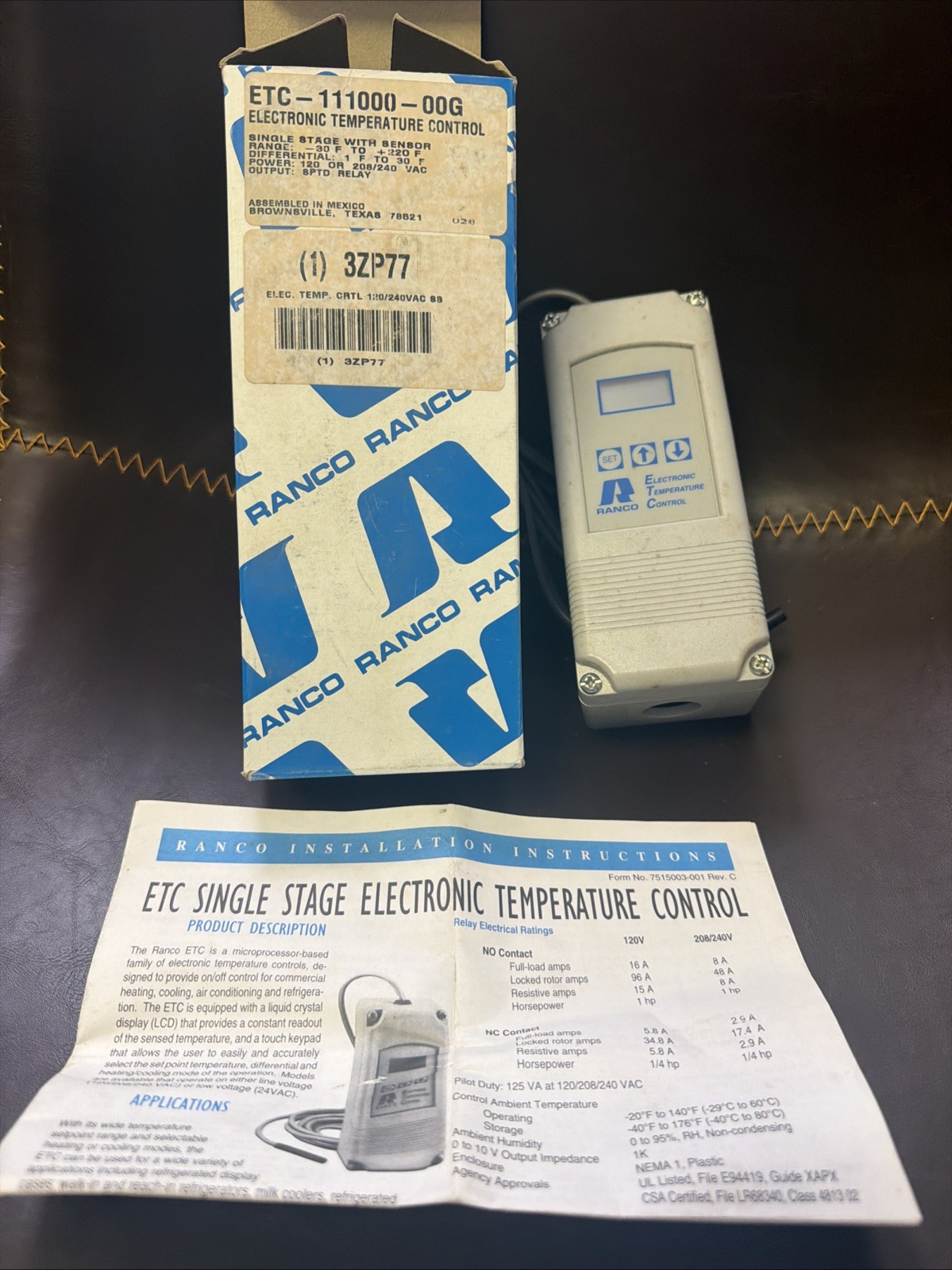 RANCO ETC-111000-000 / ETC111000000