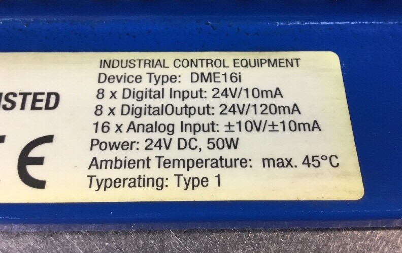 THYSSEN KRUPP DME16i DIGITAL REMOTE I/O CONTROLLER 2B