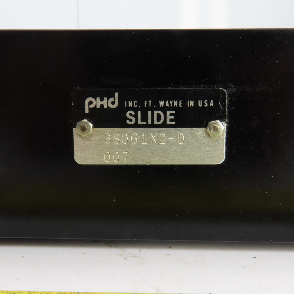 PHD BS061X2-D 6-3/4″x 6-3/4″ Base Slide Assembly 2-1/8″ Stroke W/Adjustable Stop