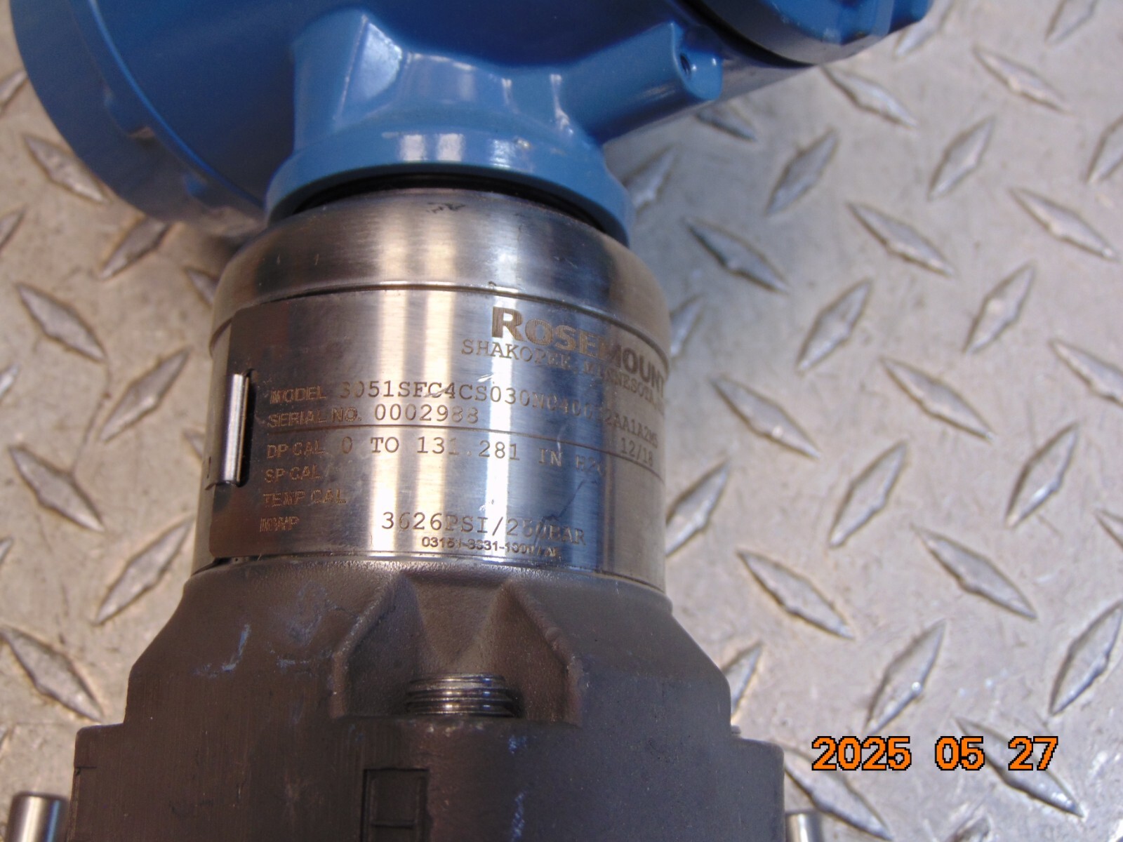 ROSEMOUNT 3051SFC 4C5030N040032AA1AQM5 FLOWMETER