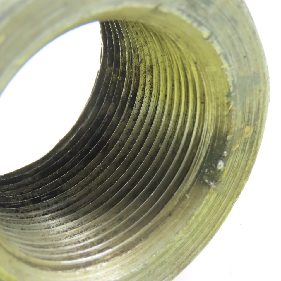 1-5/8 -12 Hex Nut Plain Steel 1-33/64″ Thick 2-9/16″ Wrench Size