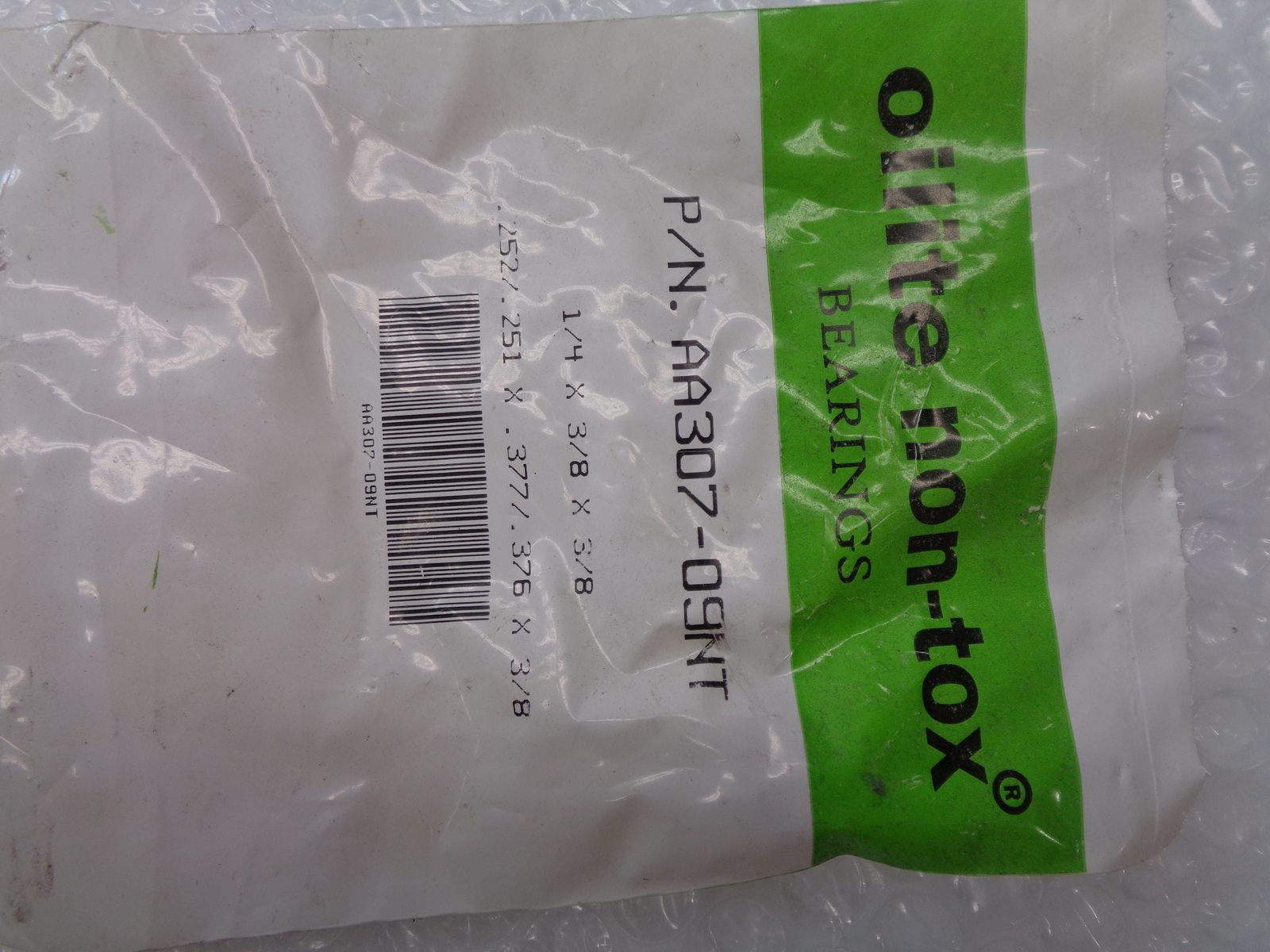 OILITE NON-TOX AA307-09NT BEARING NSMP