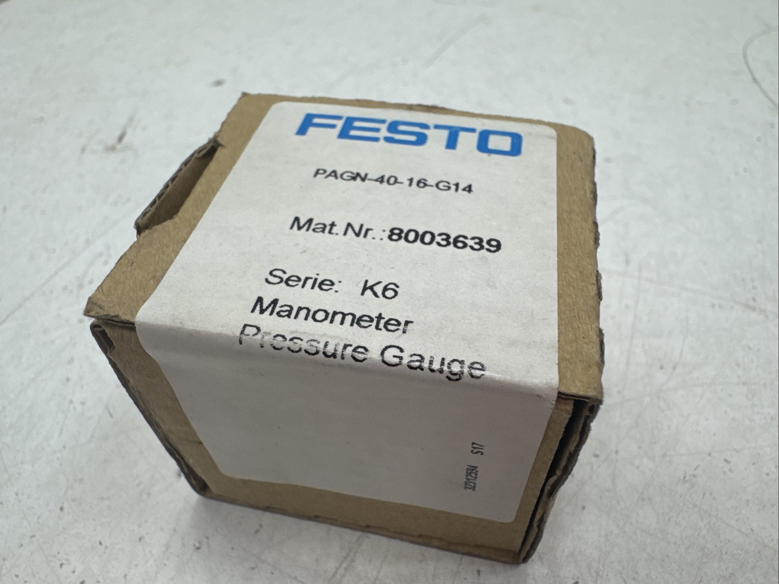 Festo LR-D-MIDI P743 / LR-3/8-D-MIDI-NPT / 173656 Pressure Regulator with Gauge