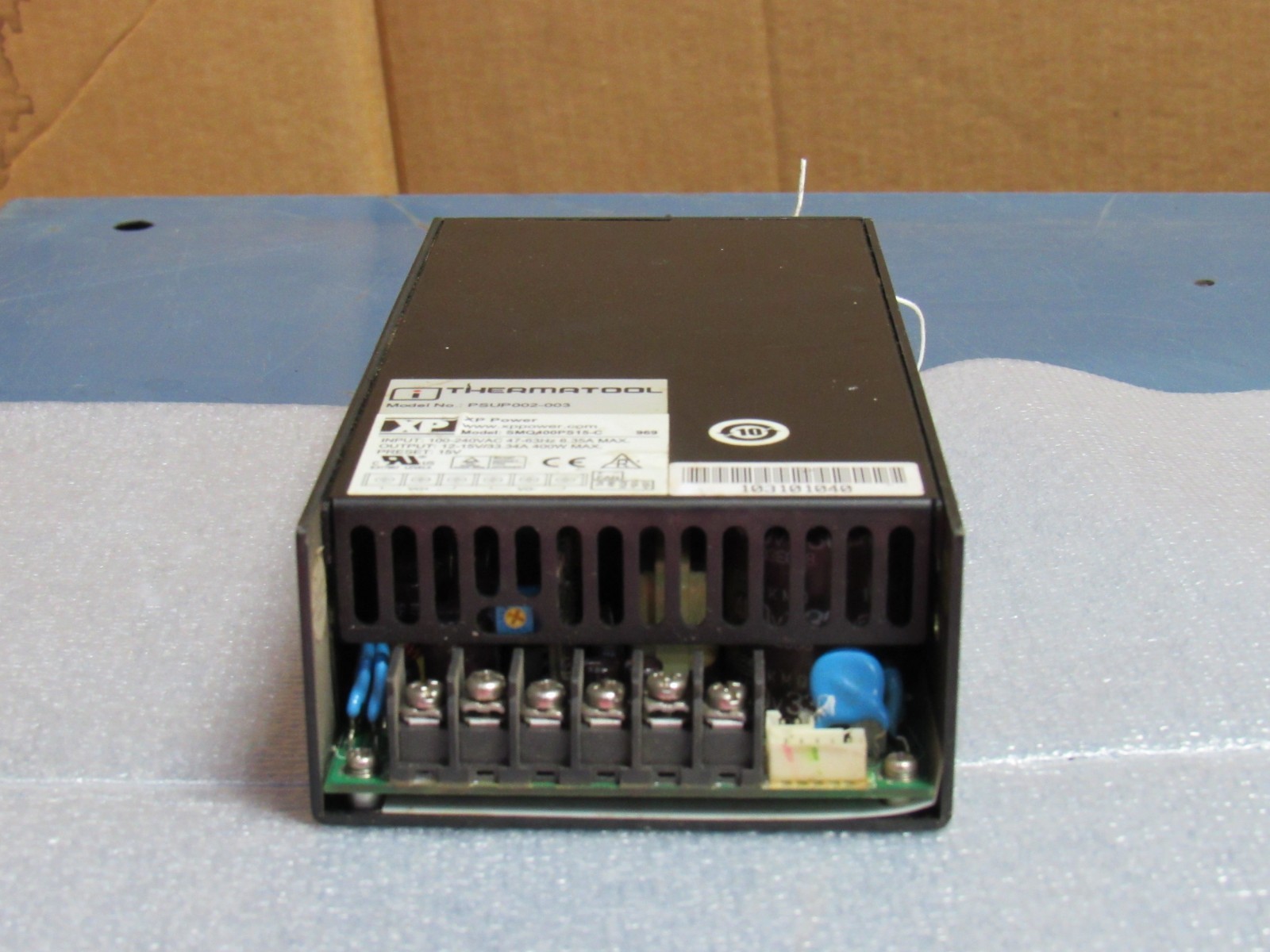 THERMATOOL XP POWER POWER SUPPLY PSUP002-003 SMQ400PS15-C 100-240VAC