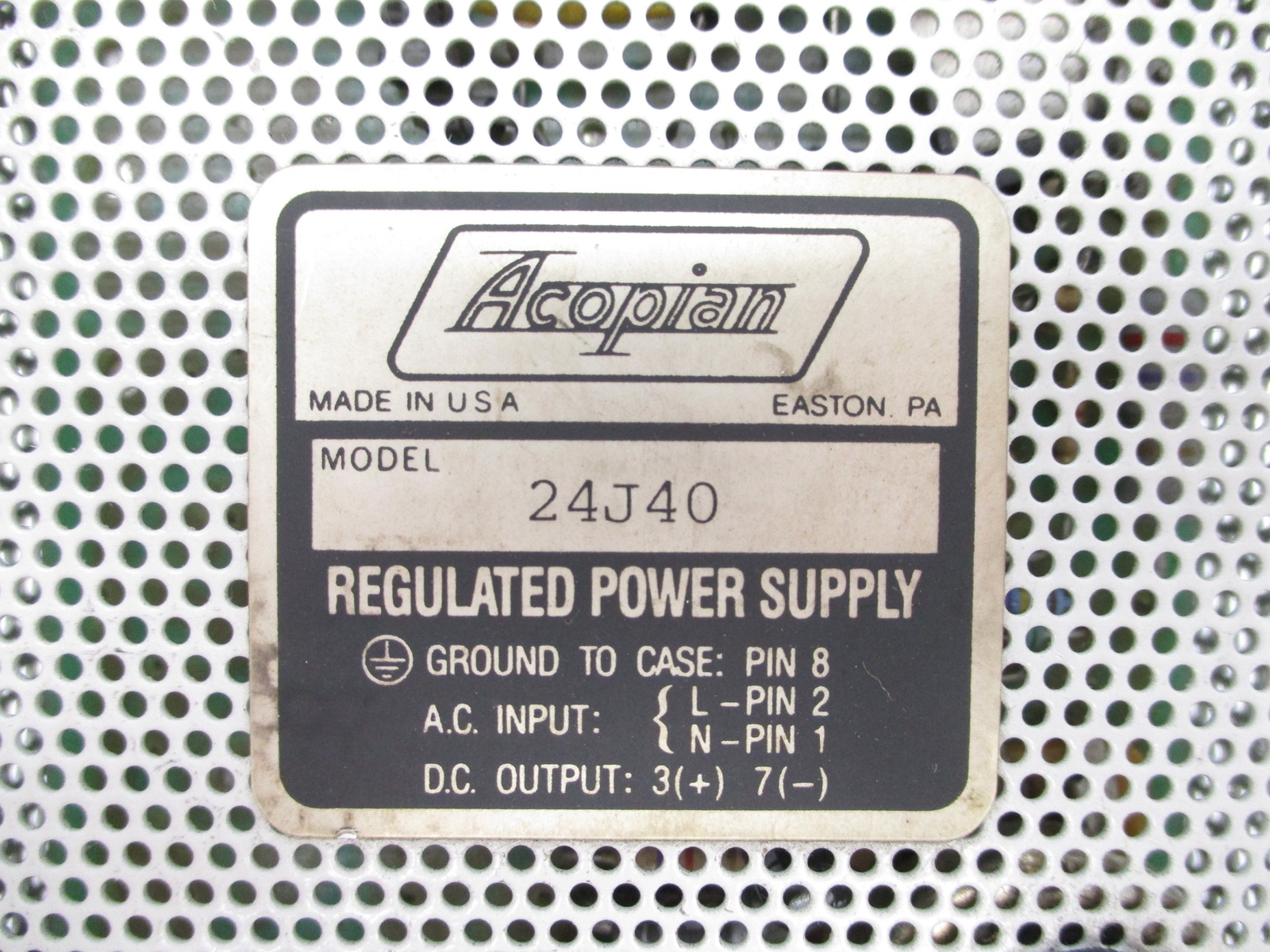 ACOPIAN 24J40 UNMP