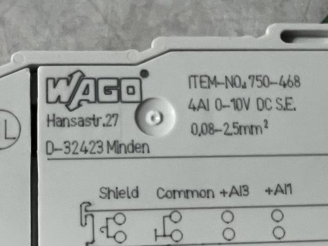 Wago Analog Input Module – 750-468 w/Warranty