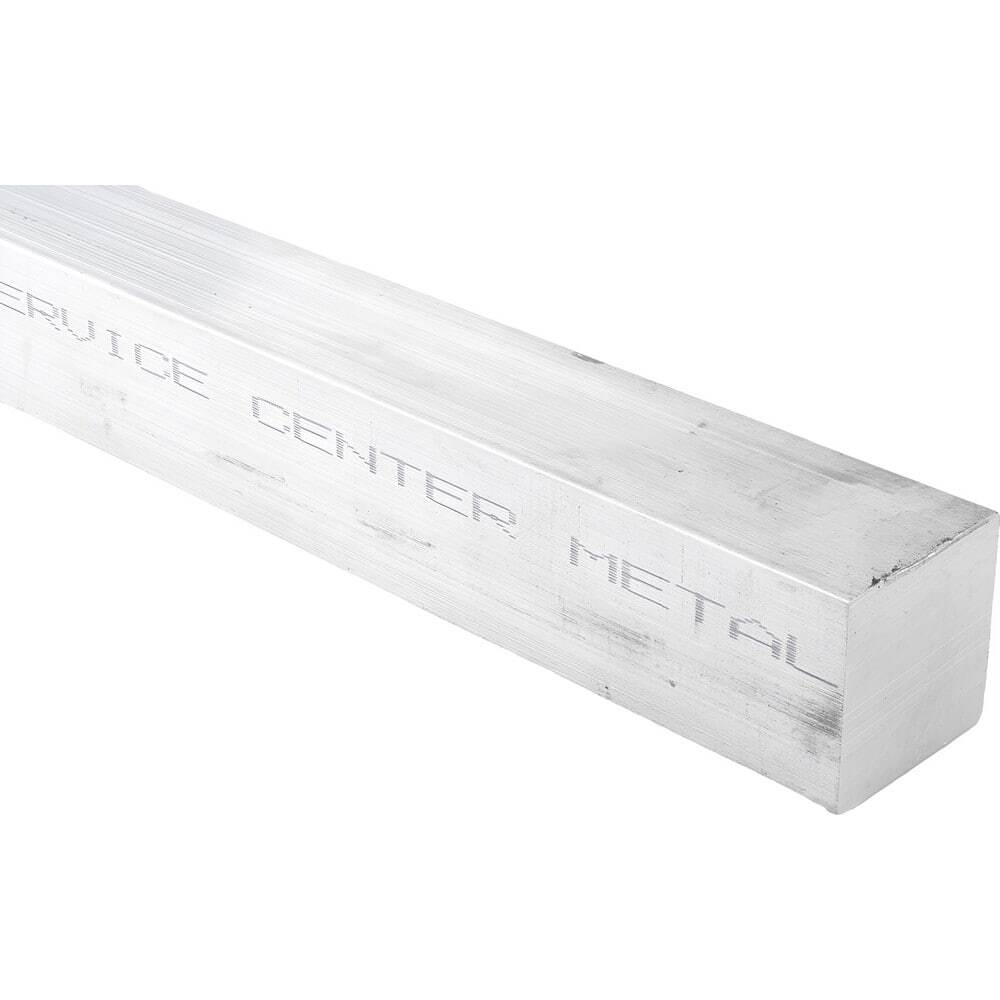 1-1/4″ Square x 72″ Long, Aluminum Square Bar +/- 0.25″ Tolerance, Alloy 6061
