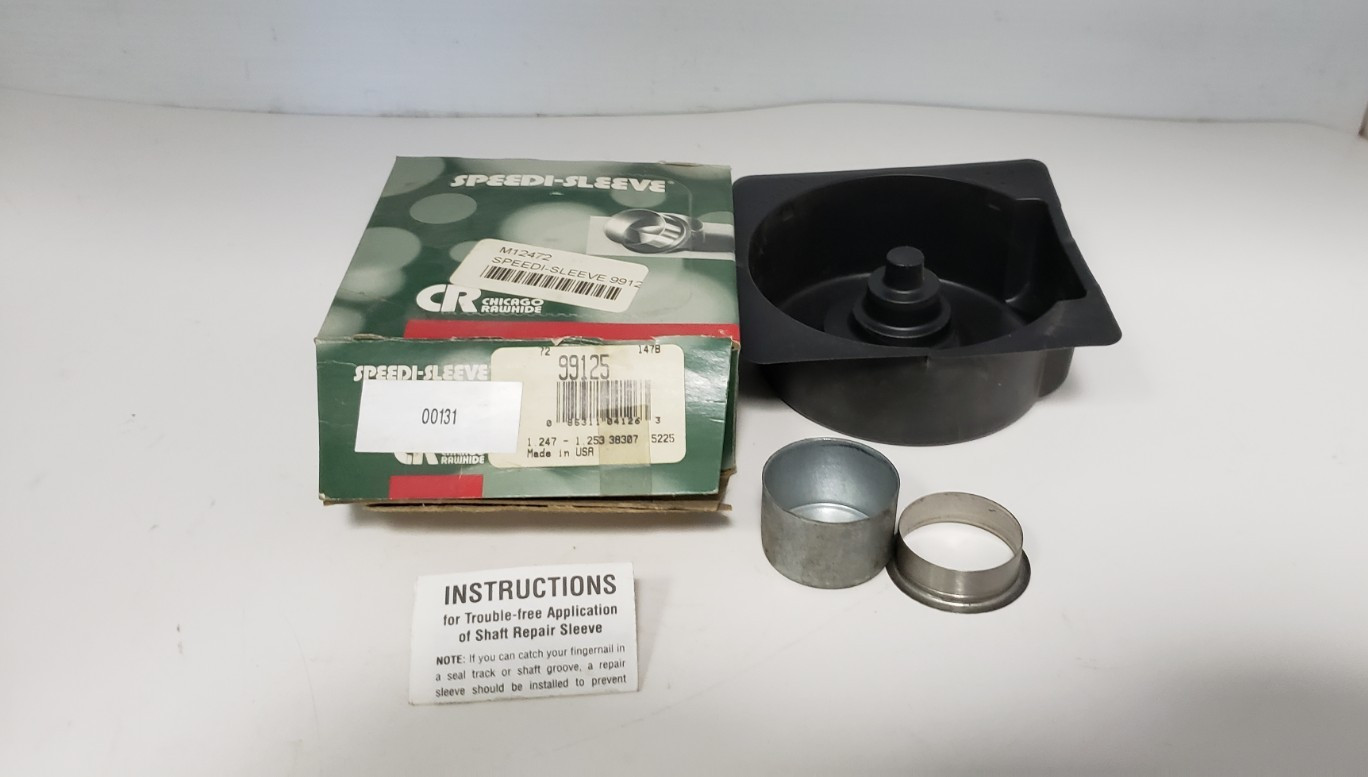 CHICAGO RAWHIDE 99125 SPEEDI SLEEVE SHAFT REPAIR SLEEVE, 1.247″ SHAFT DIA., NIB