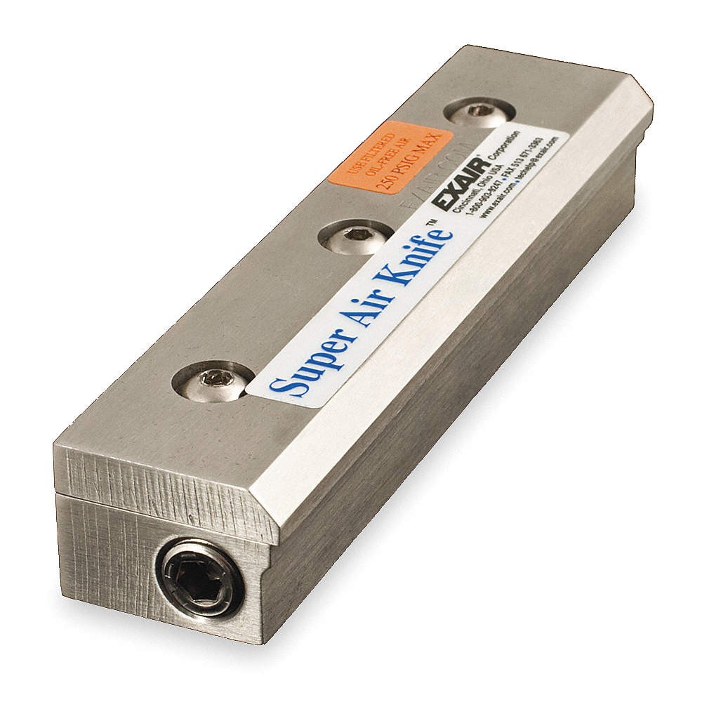 EXAIR 110018SS Air Knife,1/4 In NPT,18 In L,SS 4LCD8