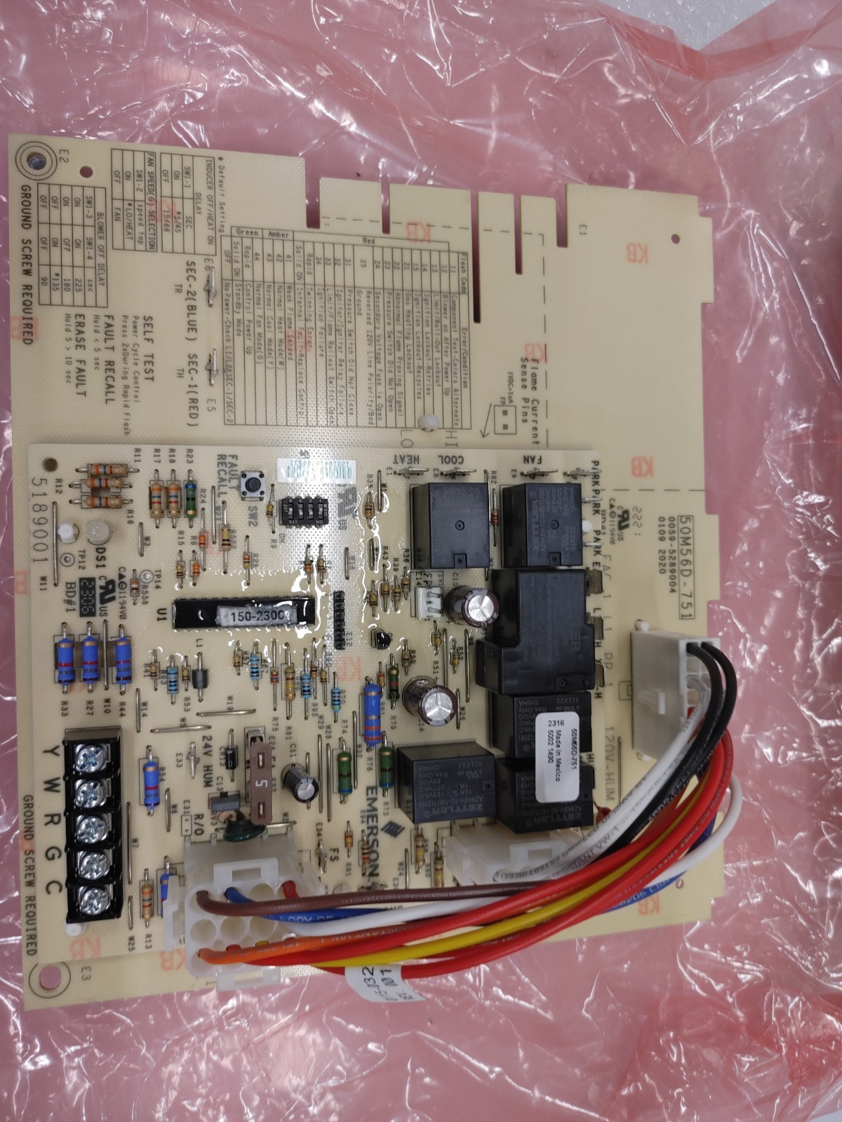 Emerson 50M56D-751 Integrated Furnace Control