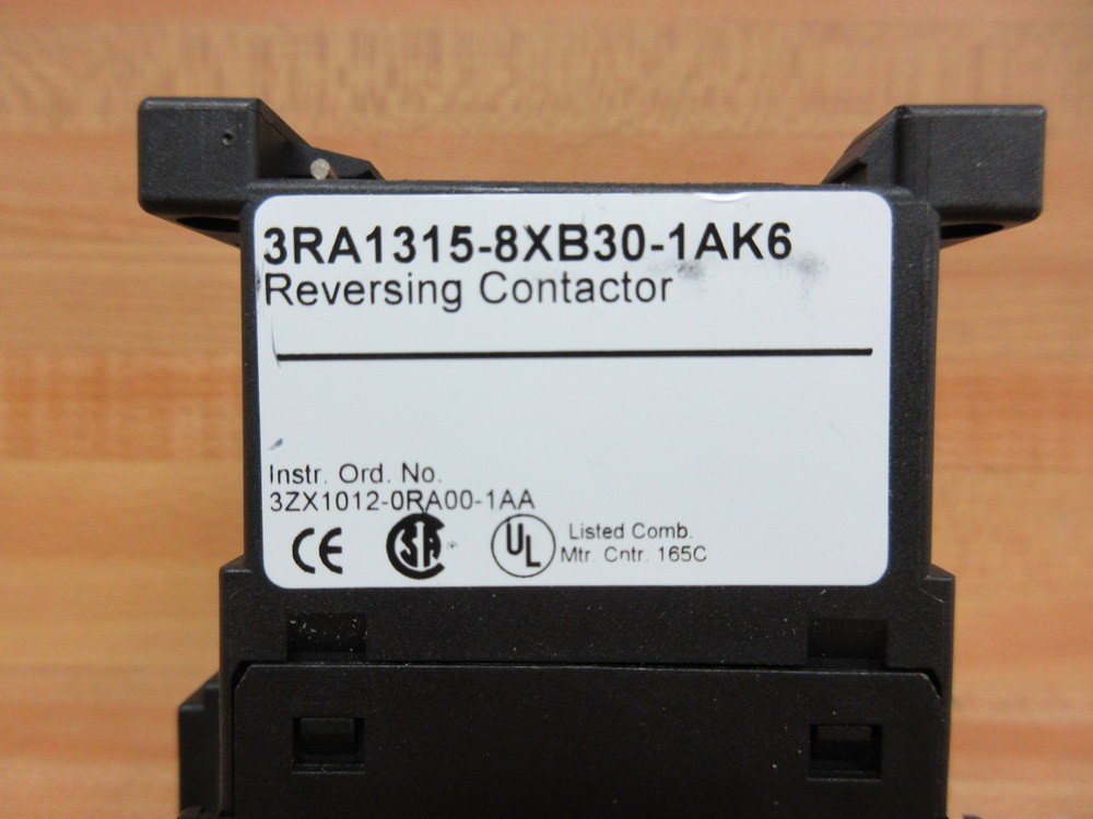 Siemens 3RA1315-8XB30-1AK6 Contactor 3RA13158XB301AK6