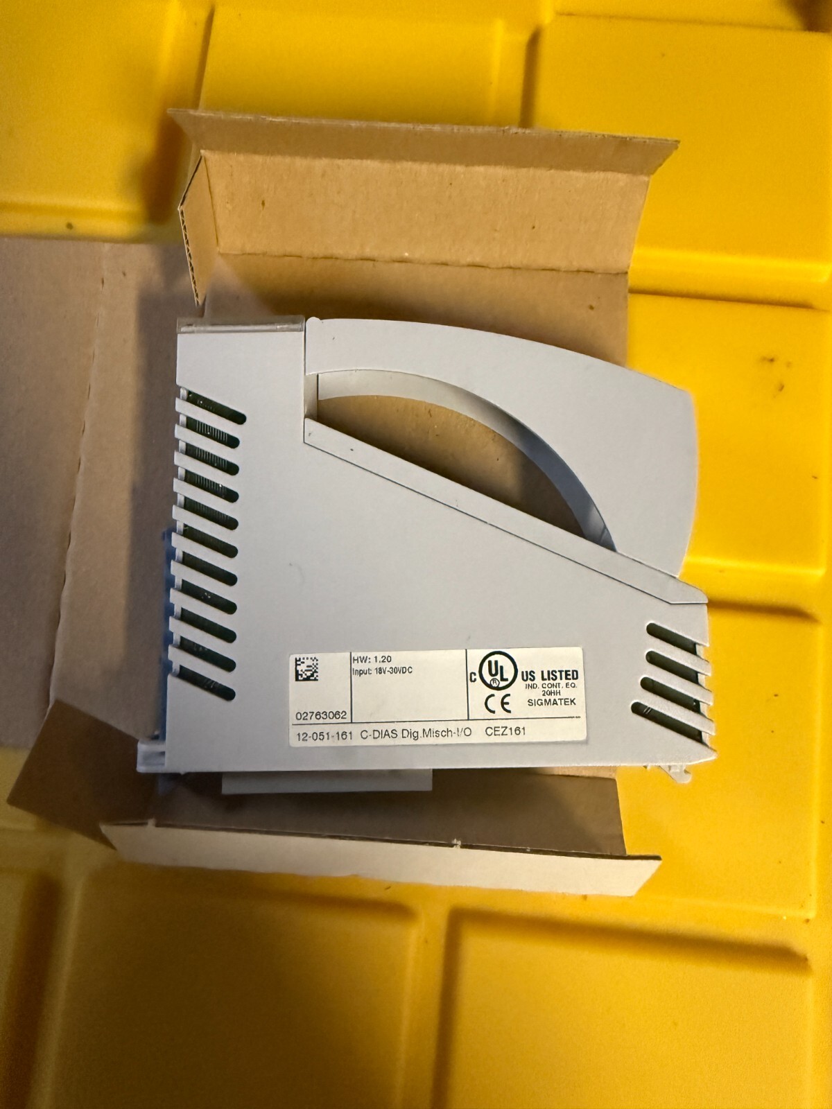 Sigmatek 12-051-161 C-Dias Input 18V-30VDC Digital Input Module New