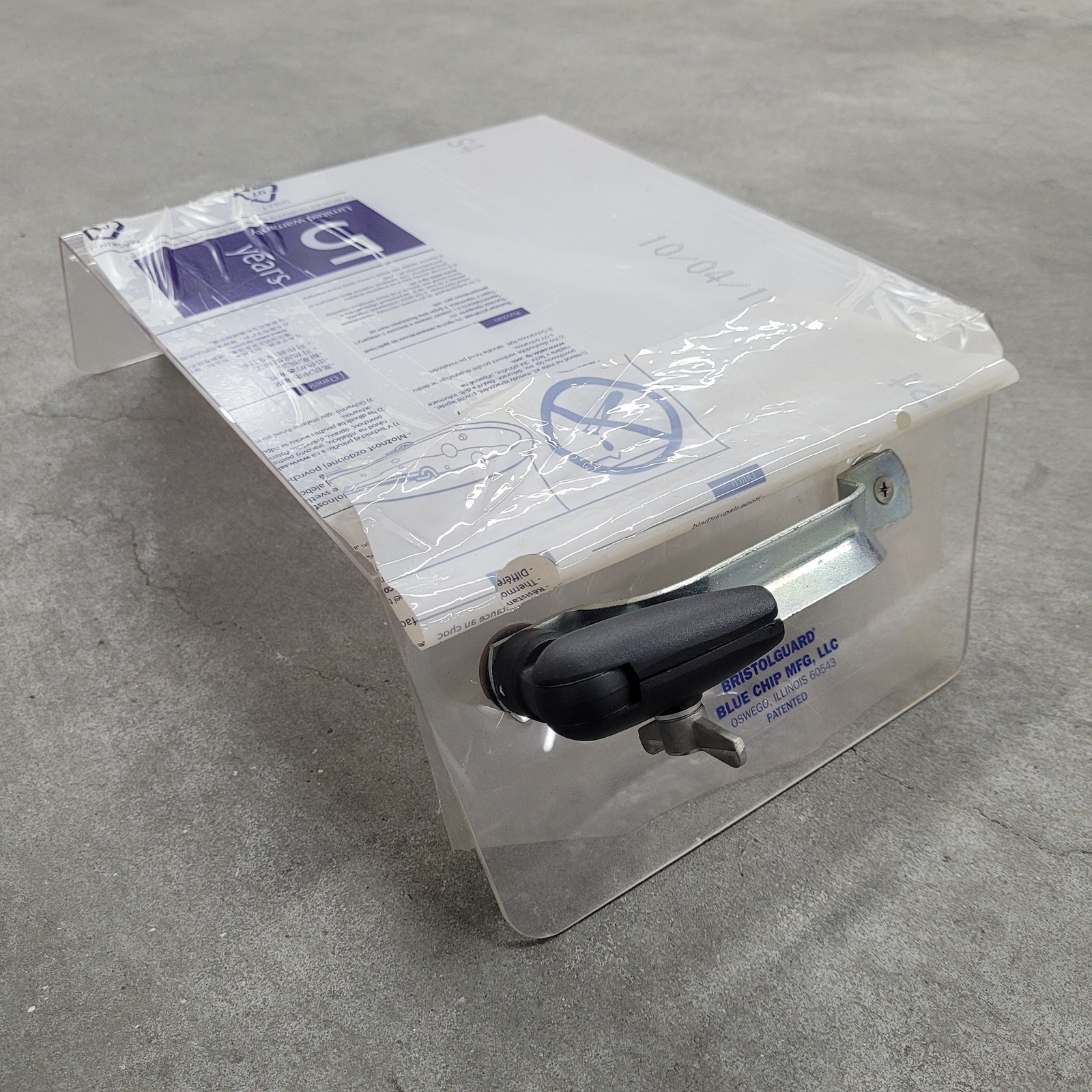 BristolGuard 4392A17 Swing Away Machine Shield, Bolt In, GF-100XL, B7829 – NEW