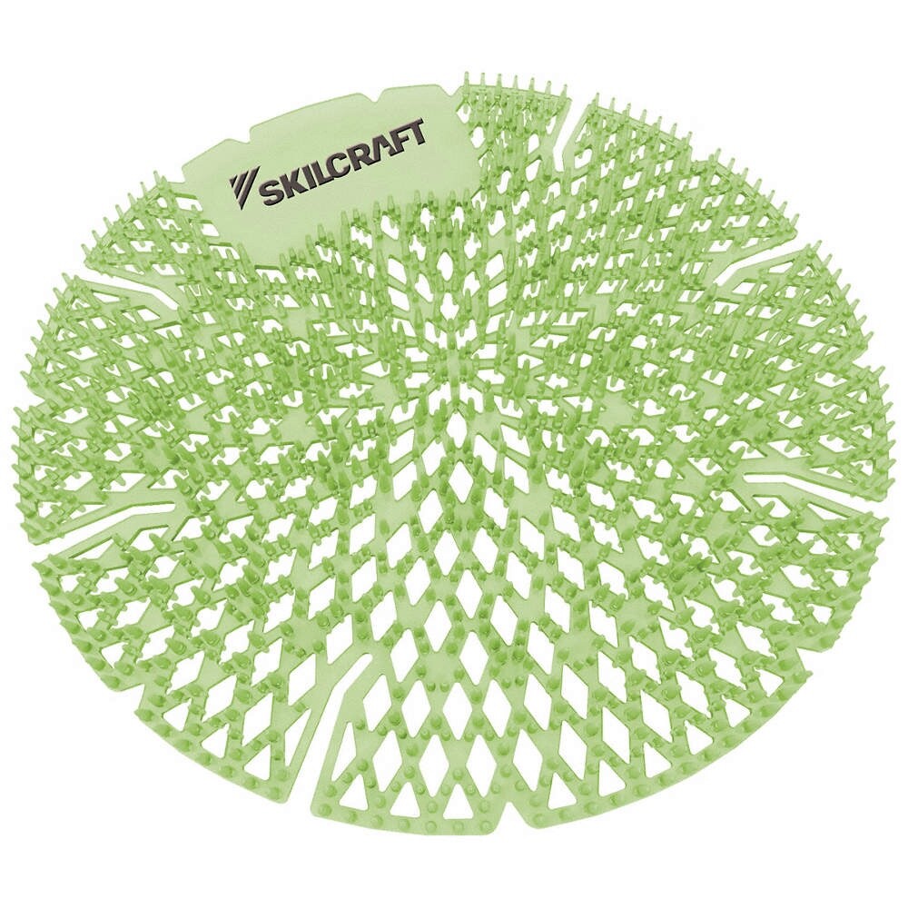 (10) ABILITY ONE Calypso Lime Round Bathroom Urinal Screen Deodorizer 798LF7