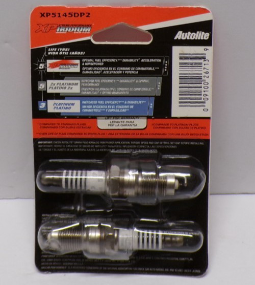 Autolite Spark Plugs XP5145DP2 Pack of 2
