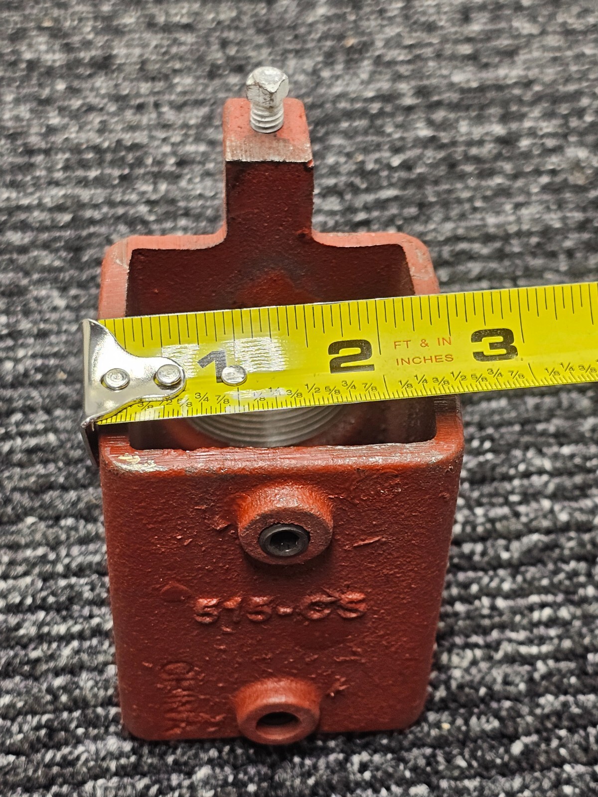 Wade WP520-2S-PN8 Lavatory Steel Carrier Arm Heavy Duty Assembly Red 515-CS 9″