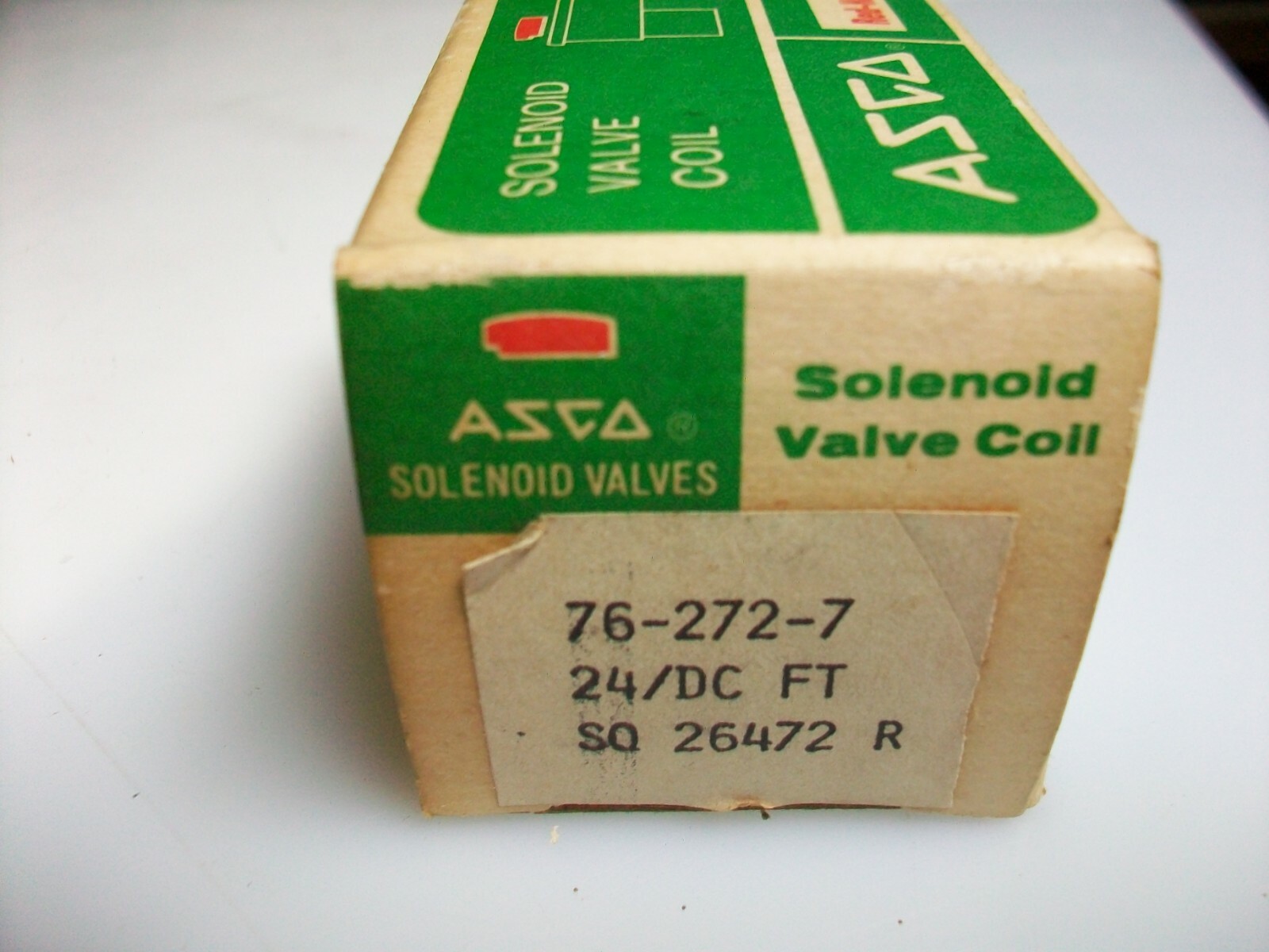 ASCO SOLENOID VALVE REPLACEMENT 24 V. Dc. COIL 76-272-7