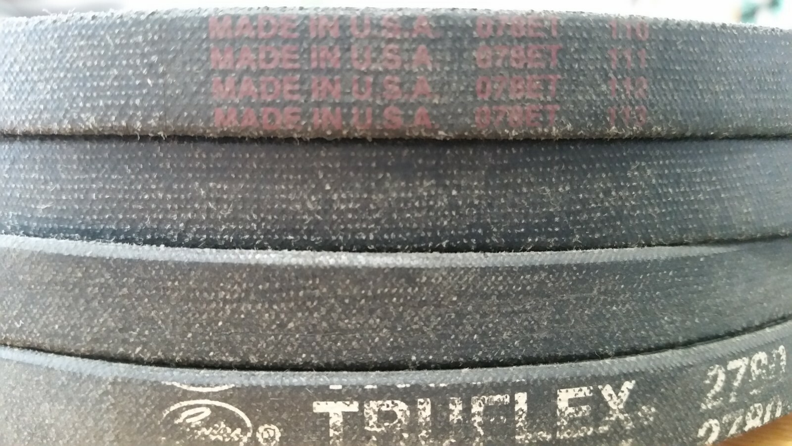 Waher belt Truflex 2780 (4L780) or gate belt