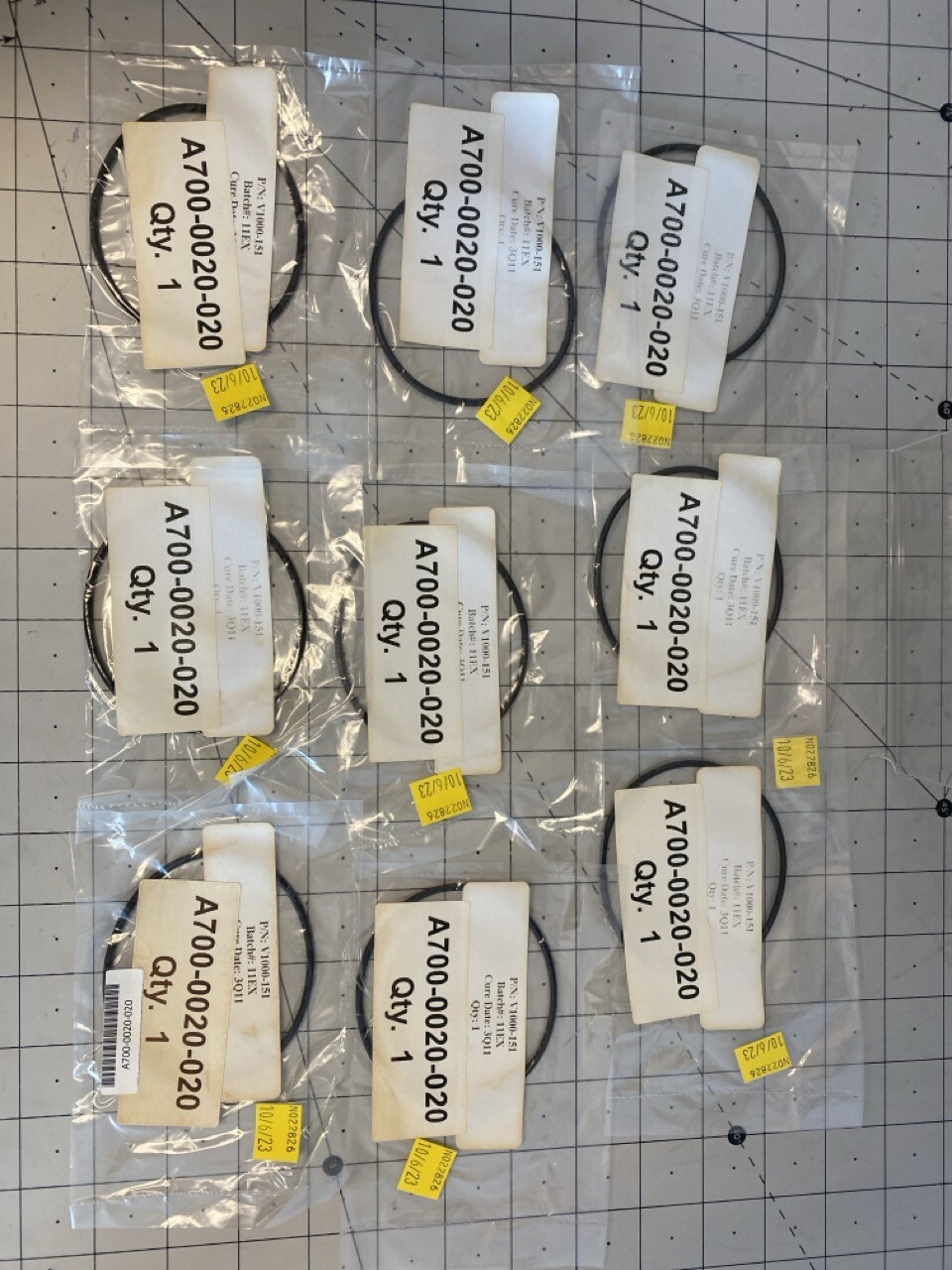 Marco Rubber & Plastics LLC O-Ring, Viton, 2-151 PN: V1000-151