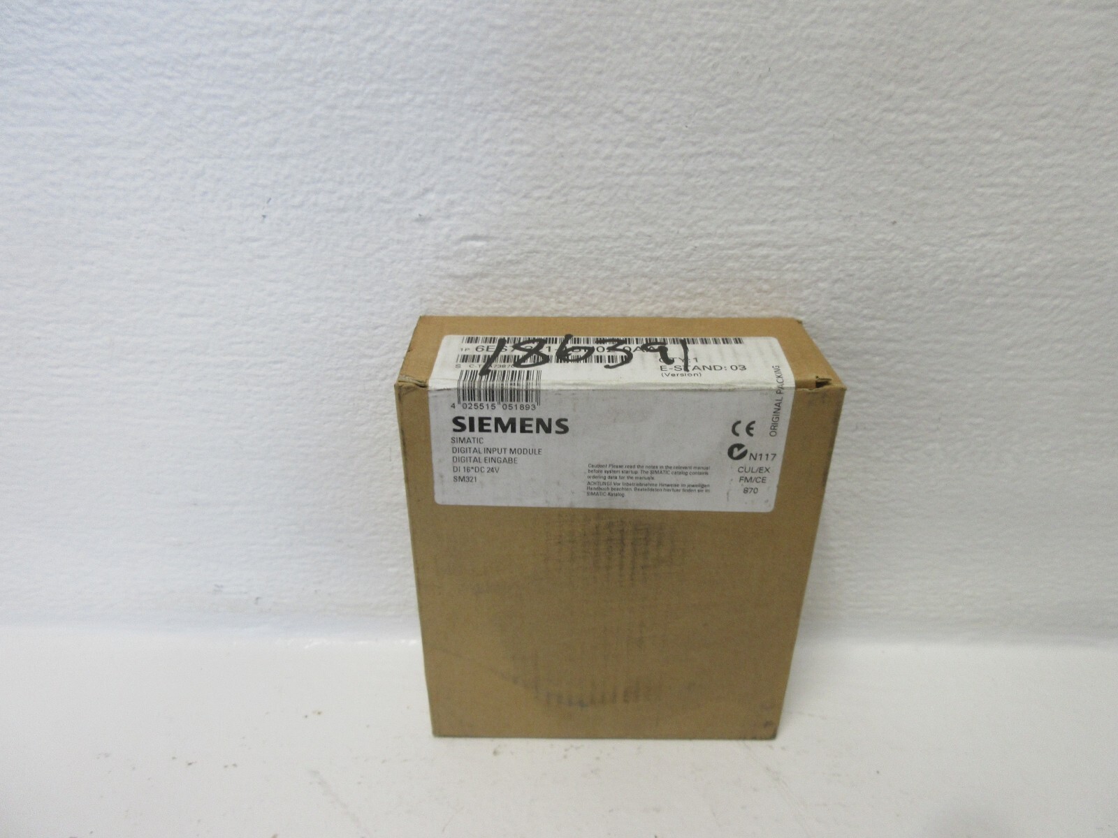 SIEMENS 6ES7 321-1BH02-0AA0 NEW SEALED DIGITAL INPUT MODULE 6ES73211BH020AA0