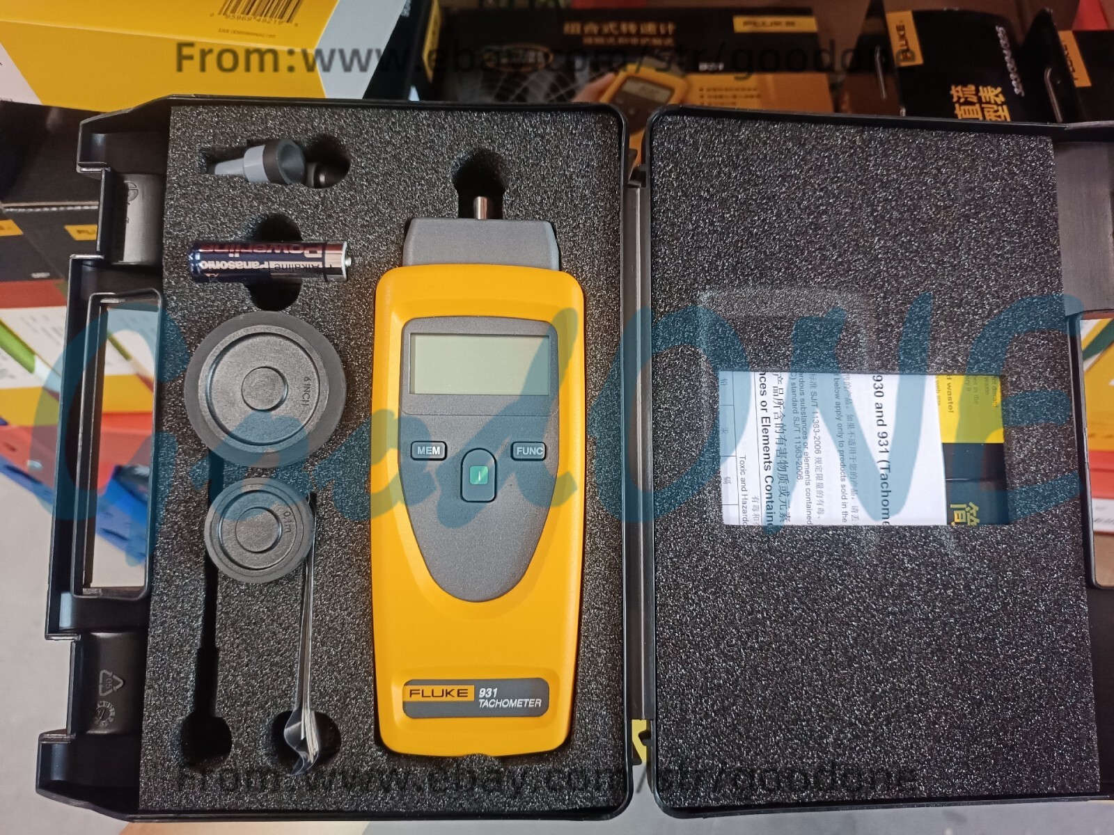 1PC NEW FLUKE 931 Combined Tachometer
