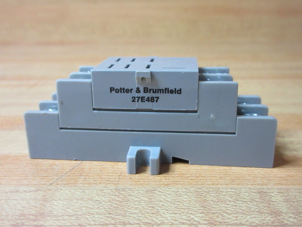 Potter & Brumfield 27E487 Relay Socket Gray