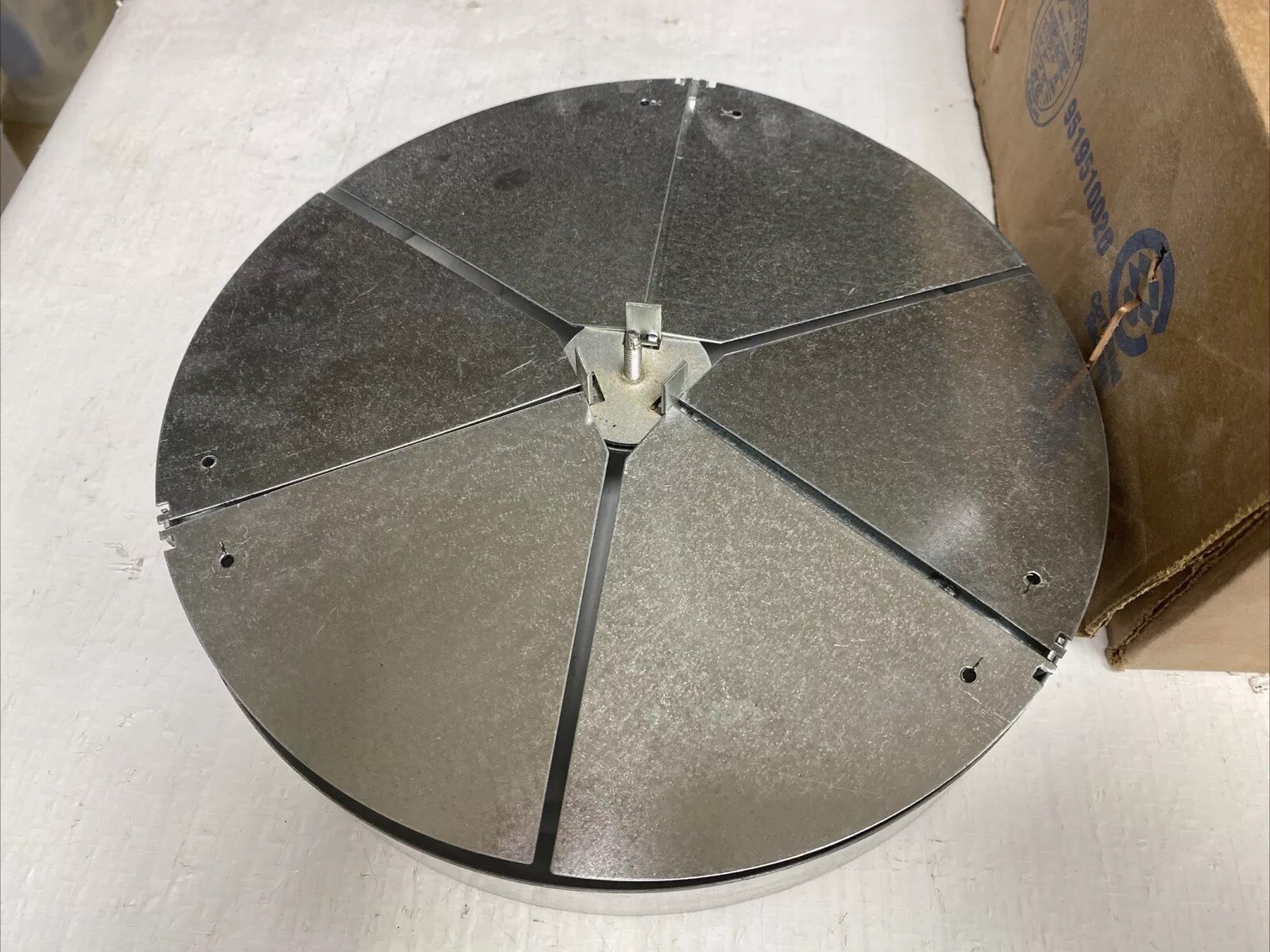 2 Pack Titus AG75 Steel Opposed Blade Damper 10” Diameter Round Air Balancing