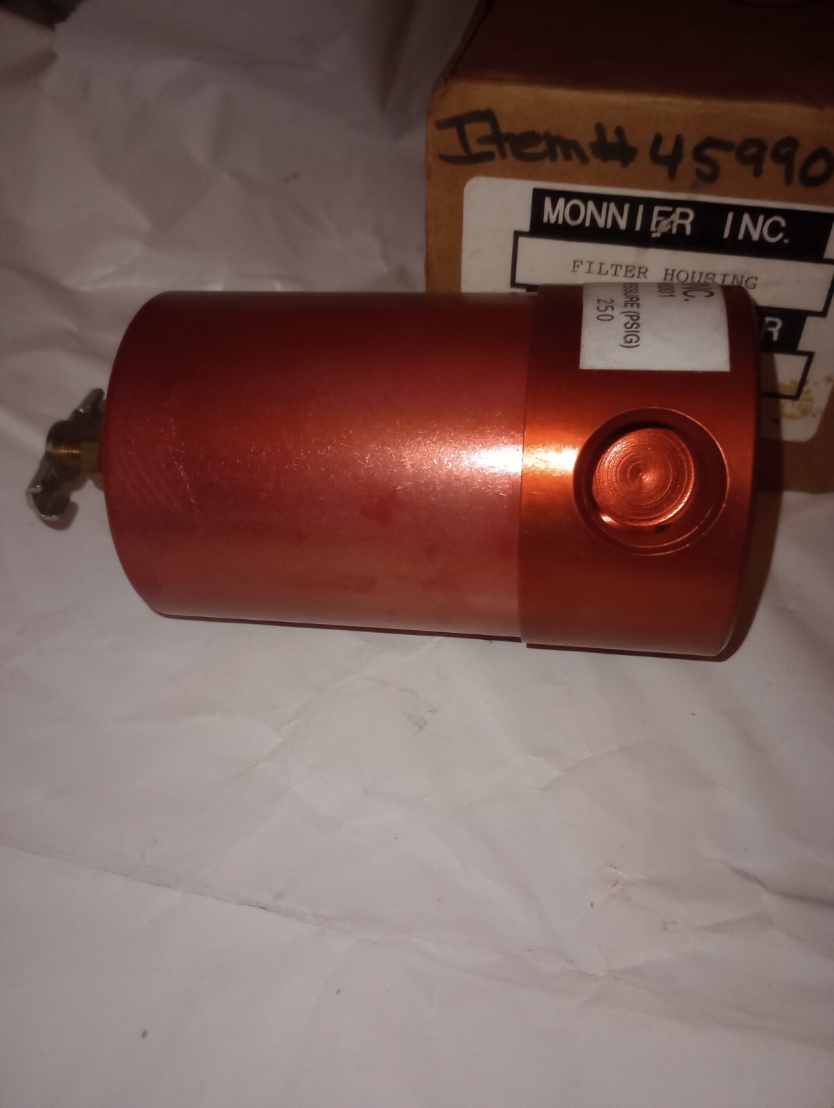 NEW GENUINE MONNIER, INC. MODEL 660A-1/2″ FILTER HOUSING 150 PSI