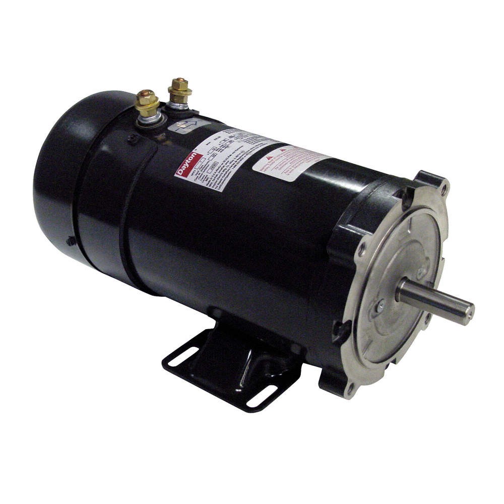 DAYTON 108924.00 DC Motor,1 HP,1800 rpm,12V DC,56C,TEFC 6ML06
