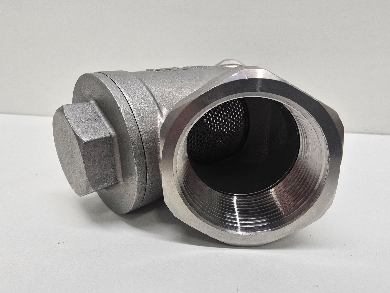 NEW OLD STOCK! UNBRANDED 1-1/2″ CF8 80 MESH 304 STAINLESS Y-STRAINER YS-1040-S