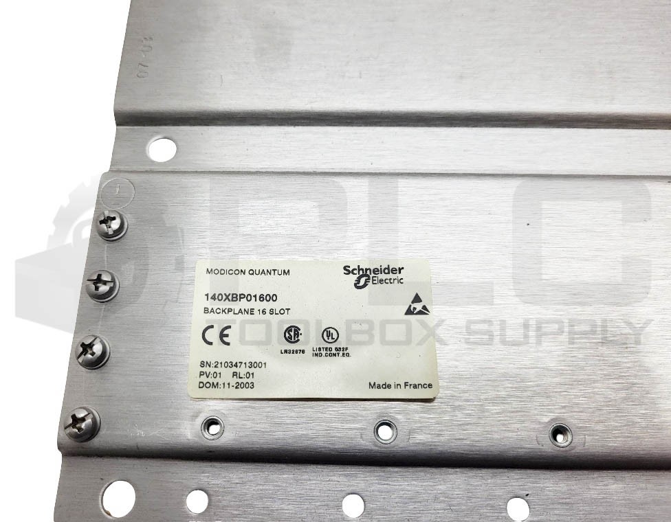 NEW SCHNEIDER ELECTRIC 140XBP01600 MODICON BACKPLANE 16 SLOT *READ*