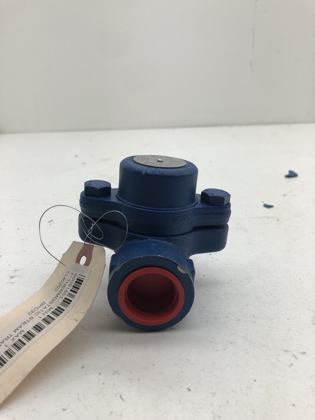 Spirax-Sarco BPC32 Thermostatic Steam Trap Less Strainer Socket Weld 465 Psi 1″