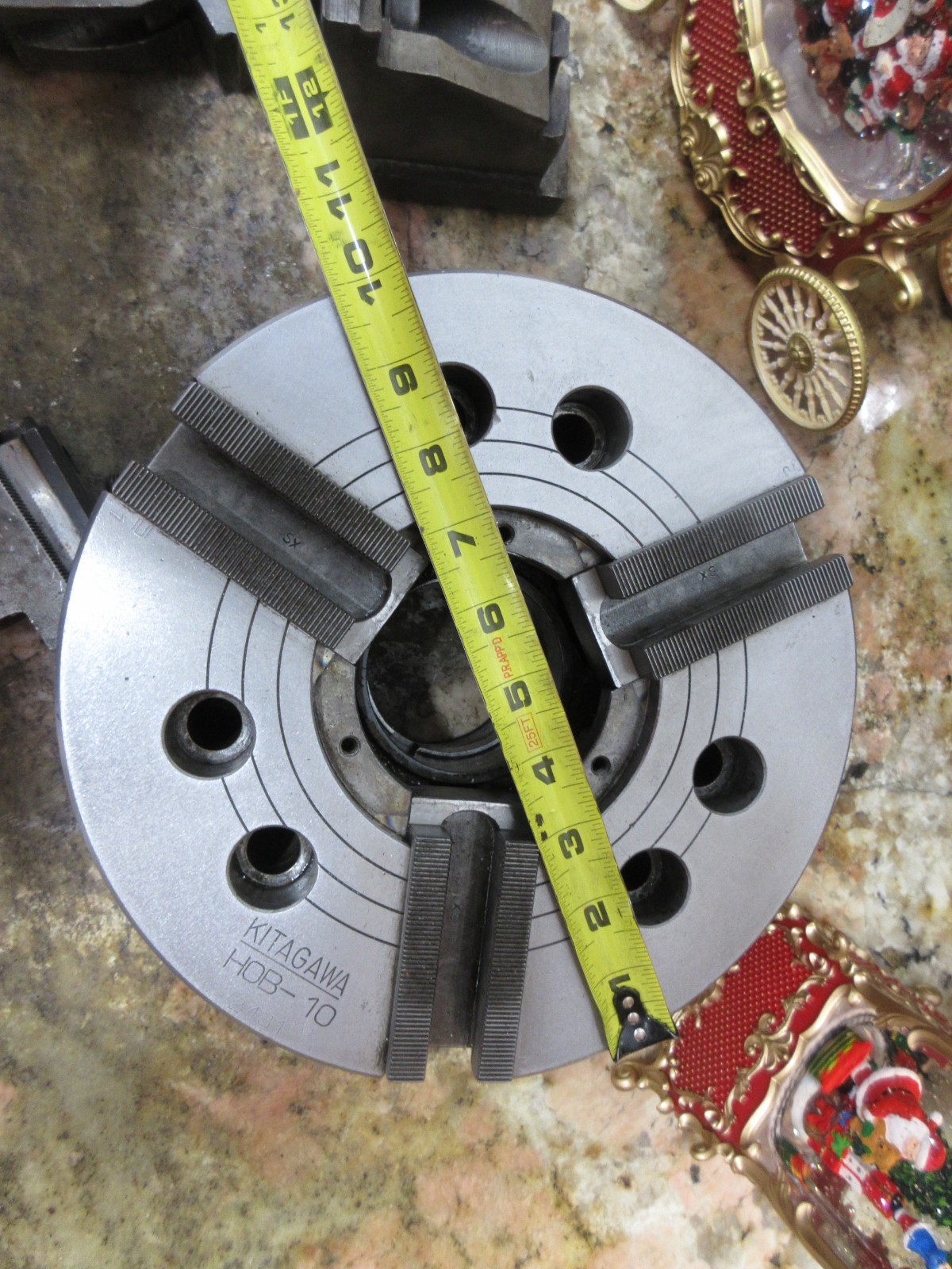 KITAGAWA HOB-10 10″ INCH CNC LATHE CHUCK WITH JAWS H0B-10