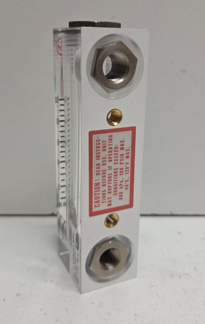 NEW NO BOX! DWYER 10-100L/MIN AIR FLOW METER VFA-27-SSV