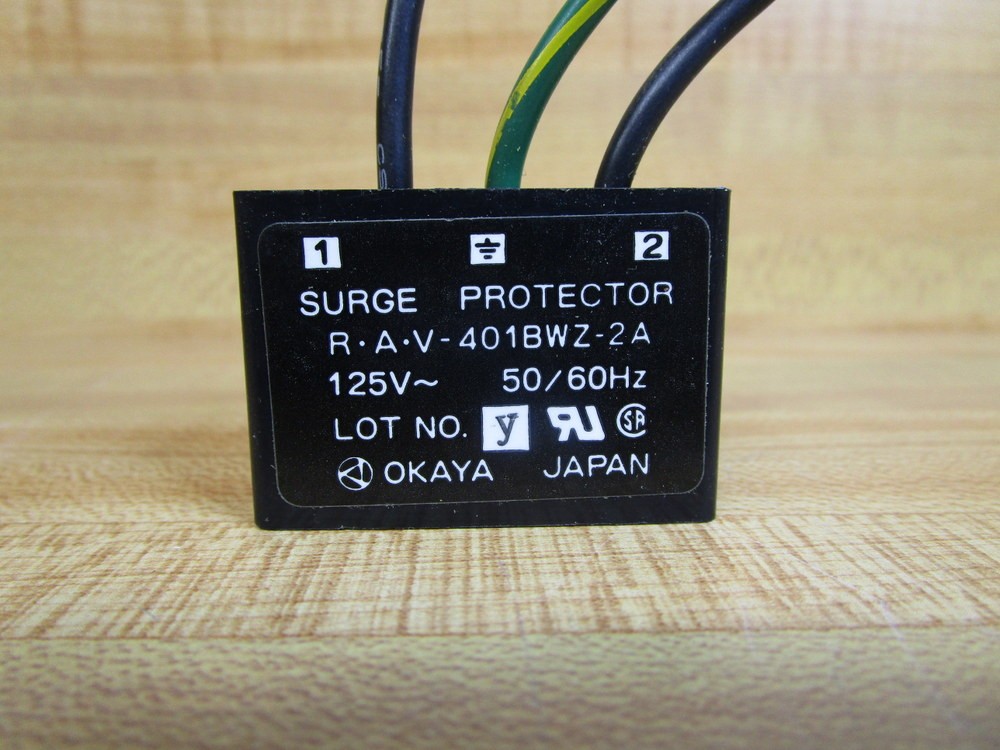 Okaya RAV-401BWZ-2A Surge Protector RAV401BWZ2A (Pack of 2)
