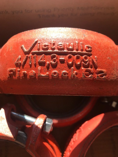 Victaulic 3″-009N FireLock EZ 3″ Ridgid Quick Vic Coupling (Violet gasket)
