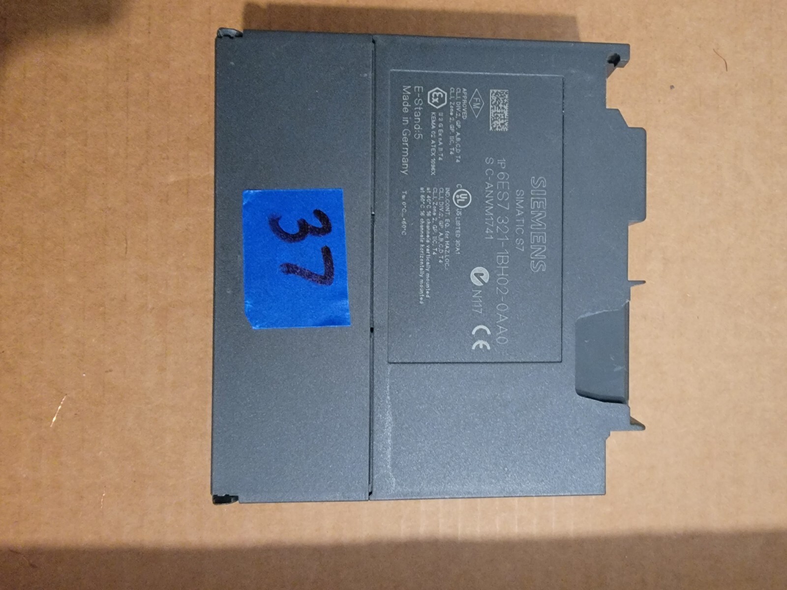 SIEMENS 6ES7 321-1BH02-0AA0 SIMATIC S7 INPUT MODULE – Used – Item 37