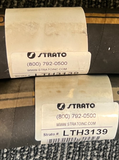 (QTY 2) Strato LTH3139 1-3/8″ ID Flanged Intermediate Hose Assembly Straight