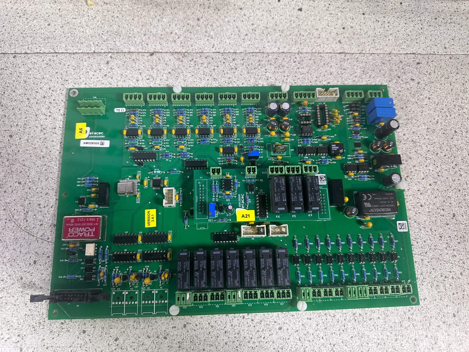 EFACEC 6SA090005B0 + 6SA130000 Board Module Version: 3.4.1