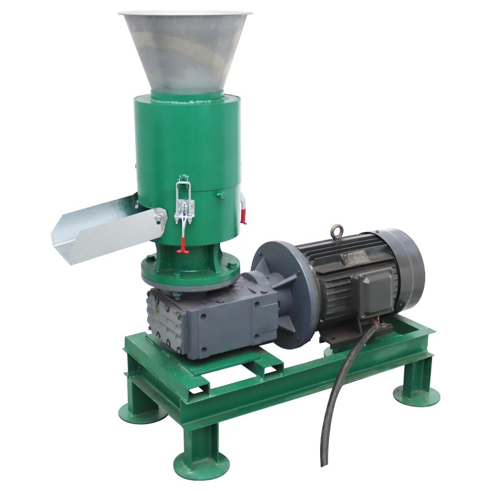 Electric Sawdust Pellet Mill Machine Wood/ Straw Pelletizer Granulator 220V