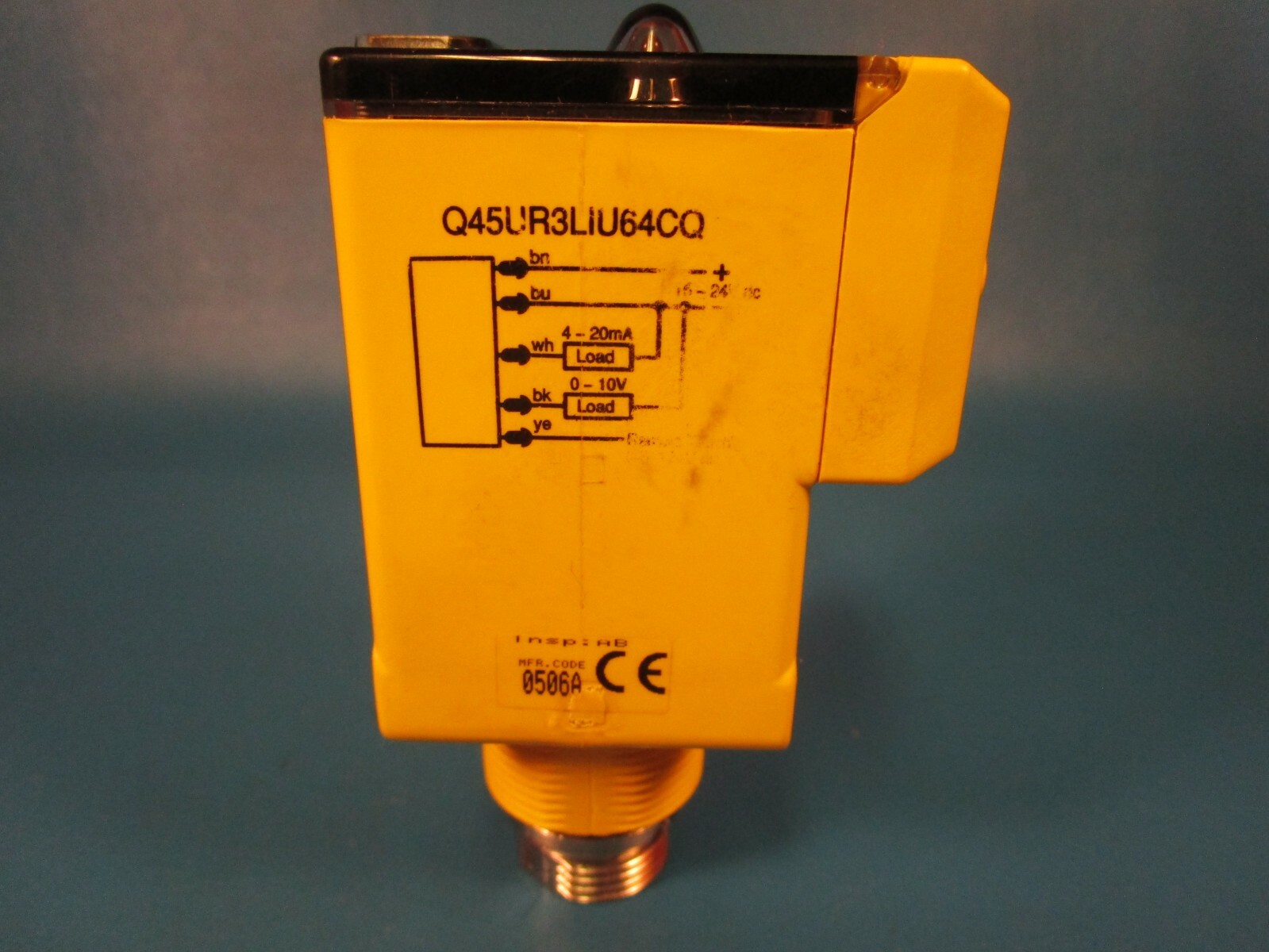 Banner Q45UR3LIU64CQ, 53013 Ultra Sonic Proximity Sensor
