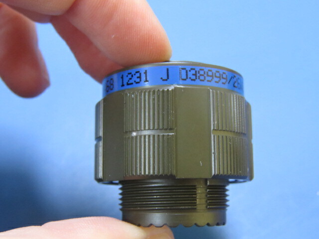 ITT CANNON D38999/26WD35SA Qty of 1 per Lot 37 Position Circular Connector Plu