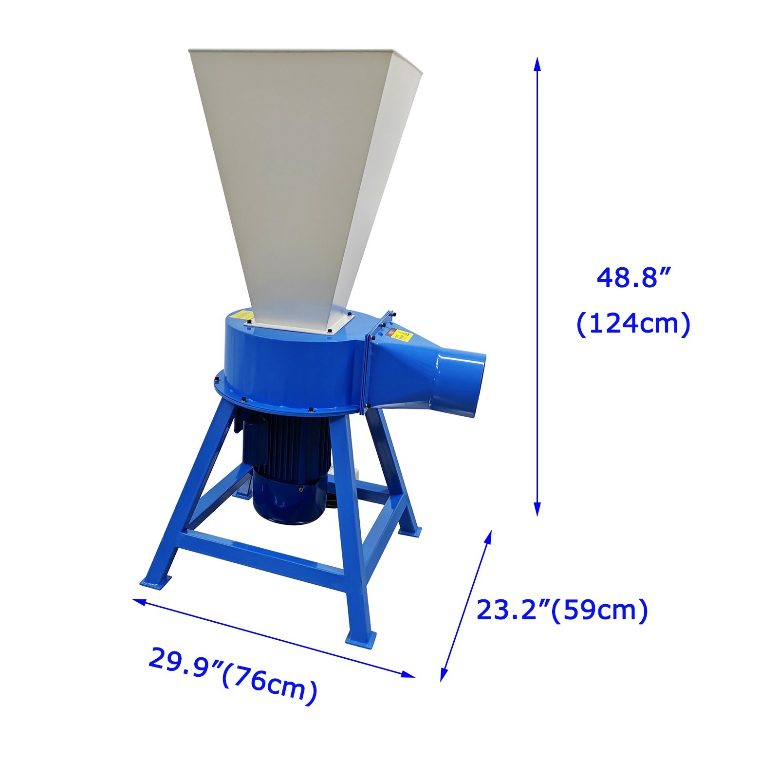 Sponge Crusher Sponge Corner Waste Mill Grinder w/20Mesh Screen 132-198LB/h 220V