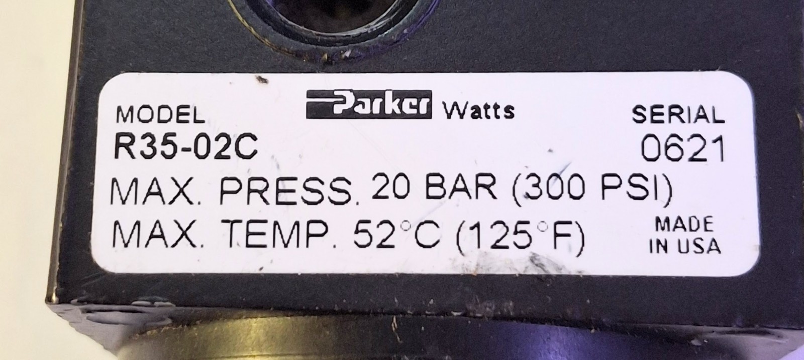 1 NEW PARKER R35-02C PNEUMATIC REGULATOR NNB ***MAKE OFFER***