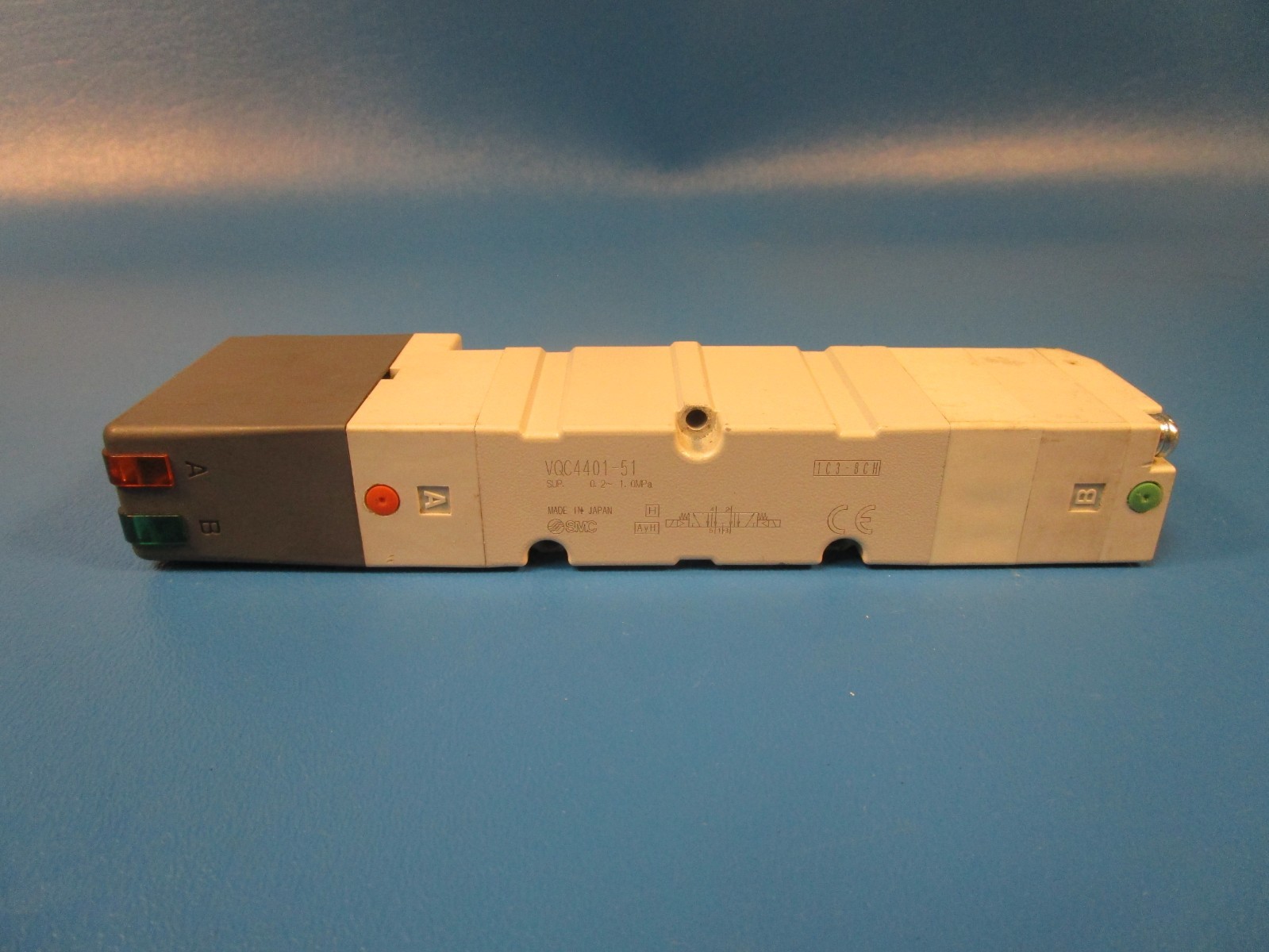 USED SMC VQC4401-51, Solenoid Valve, 5-Port, Series: VQC, 0.15 to 1 MPa Pressure