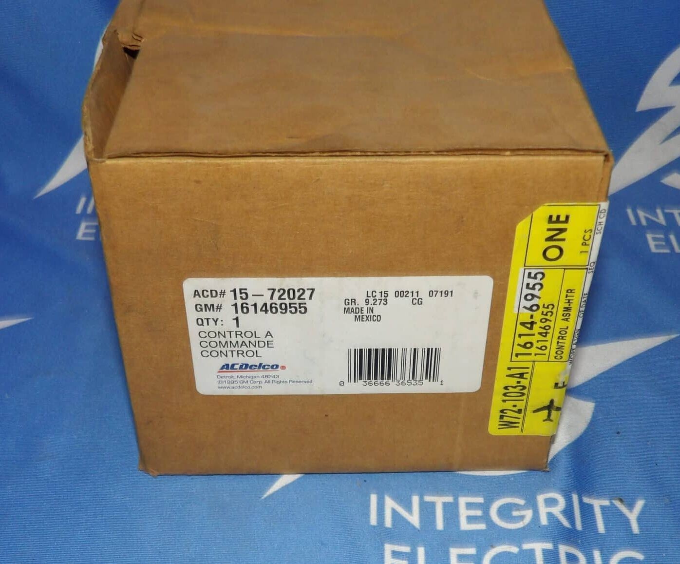 NIB ACDelco 15-72027 16146955 Control A Climate Control + 1 Year Warranty