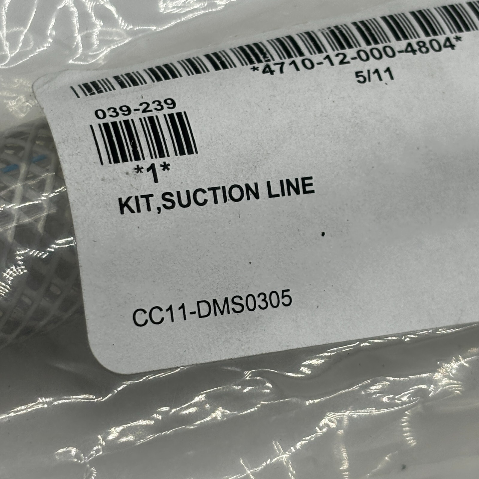 Suction Line Kit 4710-12-000-4804 039-239 EA New **FREE SHIPPING**✅
