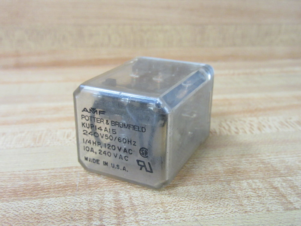 Potter & Brumfield KUP14A15-240V Relay KUP14A15240V (Pack of 2)
