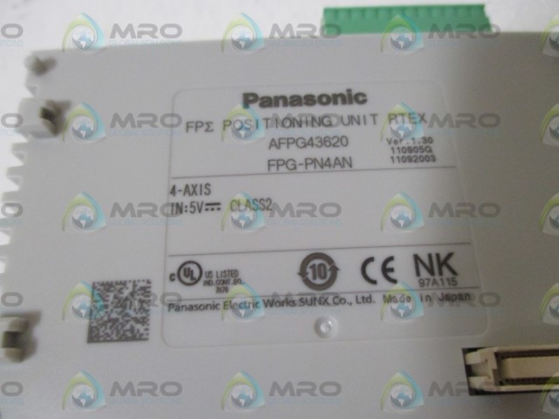 PANASONIC FPG-PN4AN POSITION UNIT RTEX NSMP